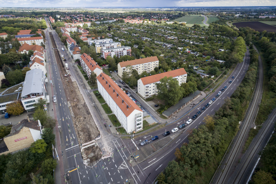 Baustelle Dessauer Straße